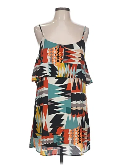Pre-owned Forever 21 Casual Dress In Teal