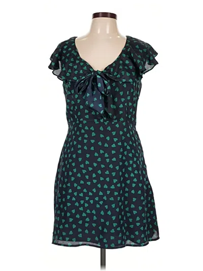 Pre-owned Forever 21 Casual Dress In Teal
