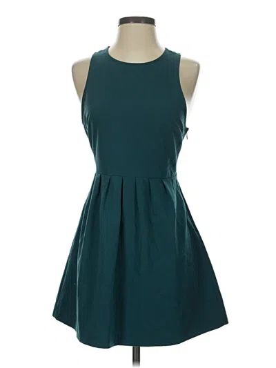 Pre-owned Forever 21 Casual Dress In Teal