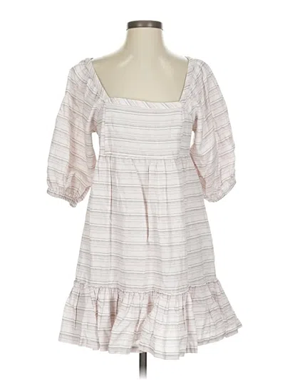 Pre-owned Forever 21 Casual Dress In White