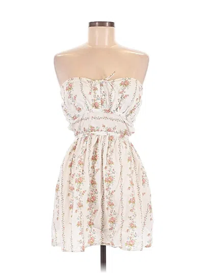 Pre-owned Forever 21 Casual Dress In White
