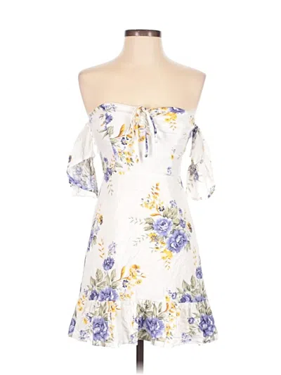 Pre-owned Forever 21 Casual Dress In White