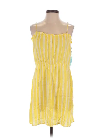 Forever 21 Casual Dress In Yellow
