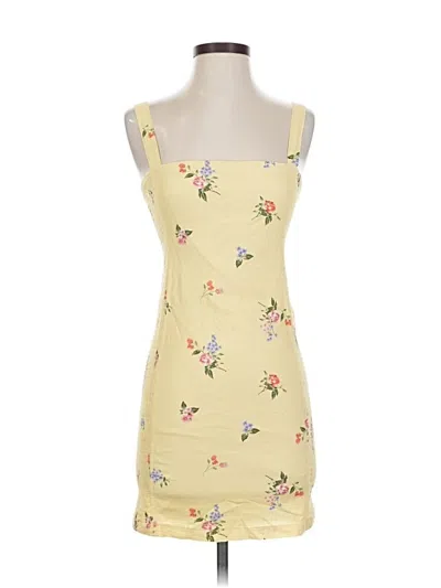 Pre-owned Forever 21 Casual Dress In Yellow