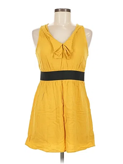 Pre-owned Forever 21 Casual Dress In Yellow