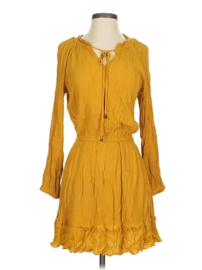 Pre-owned Forever 21 Casual Dress In Yellow