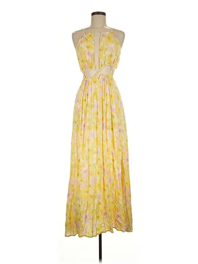 Pre-owned Forever 21 Casual Dress In Yellow
