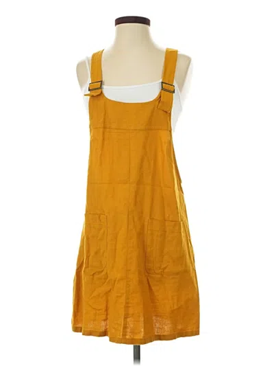 Pre-owned Forever 21 Casual Dress In Yellow