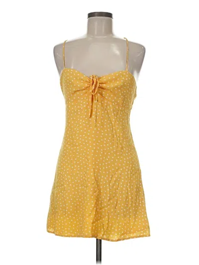 Pre-owned Forever 21 Casual Dress In Yellow