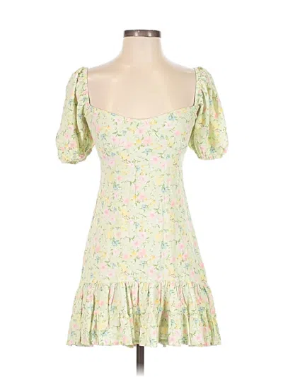 Pre-owned Forever 21 Casual Dress In Yellow