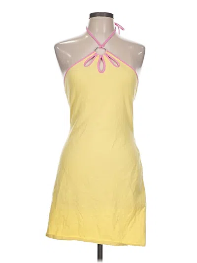 Pre-owned Forever 21 Casual Dress In Yellow