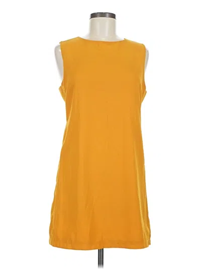 Pre-owned Forever 21 Casual Dress In Yellow