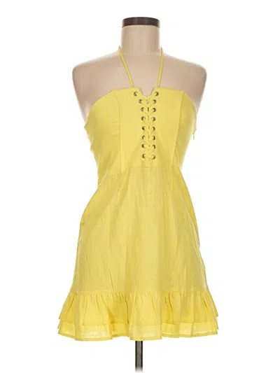Pre-owned Forever 21 Casual Dress In Yellow