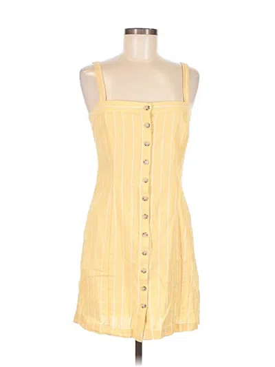 Pre-owned Forever 21 Casual Dress In Yellow