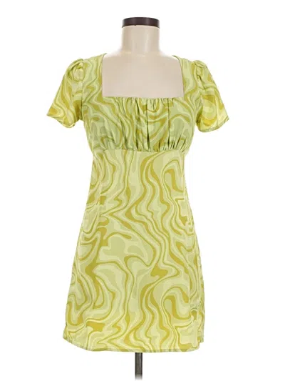 Pre-owned Forever 21 Casual Dress In Yellow