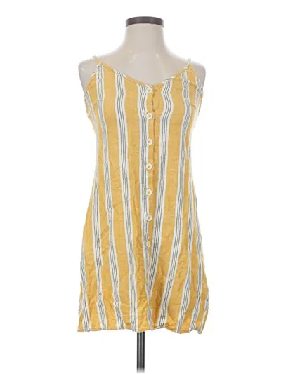Pre-owned Forever 21 Casual Dress In Yellow