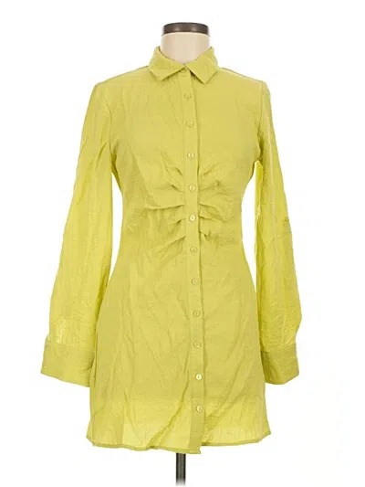 Pre-owned Forever 21 Casual Dress In Yellow