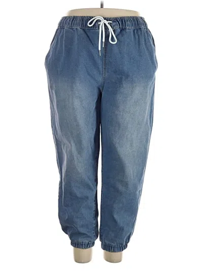 Pre-owned Forever 21 Casual Pants In Blue