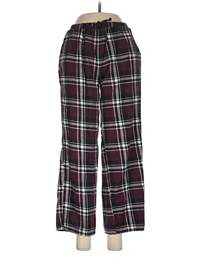 Pre-owned Forever 21 Casual Pants In Burgundy