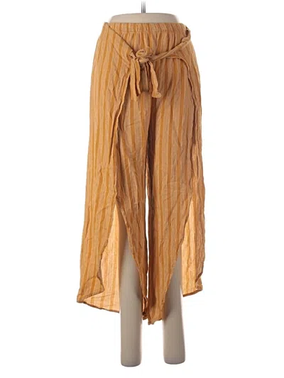 Pre-owned Forever 21 Casual Pants In Gold