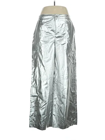 Pre-owned Forever 21 Casual Pants In Silver