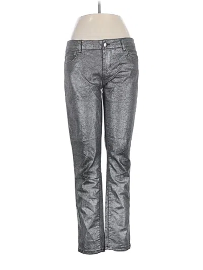 Pre-owned Forever 21 Casual Pants In Silver