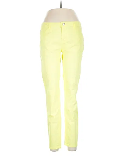 Pre-owned Forever 21 Casual Pants In Yellow