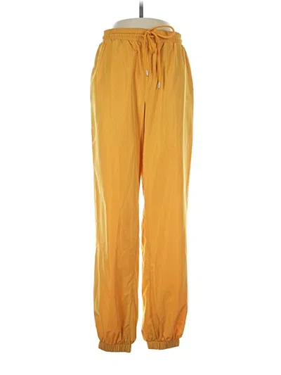 Pre-owned Forever 21 Casual Pants In Yellow