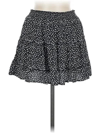 Pre-owned Forever 21 Casual Skirt In Black