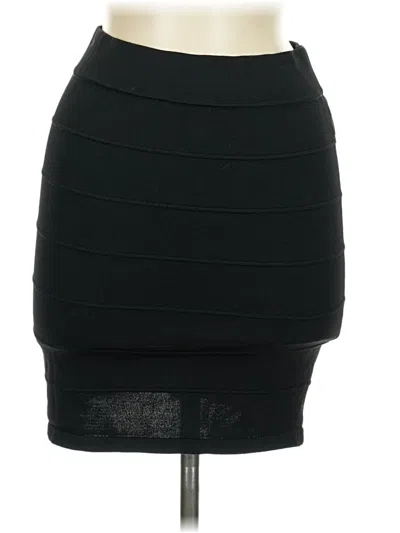 Pre-owned Forever 21 Casual Skirt In Black