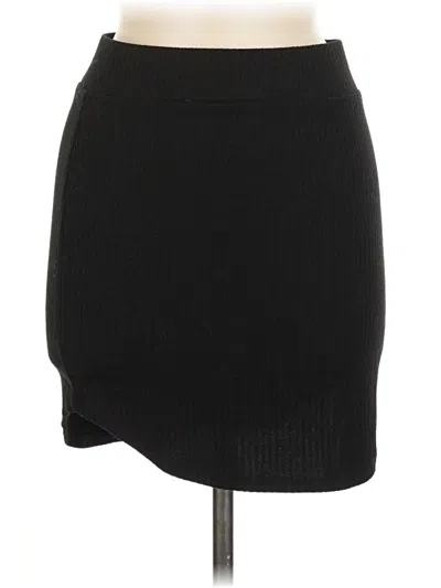 Pre-owned Forever 21 Casual Skirt In Black