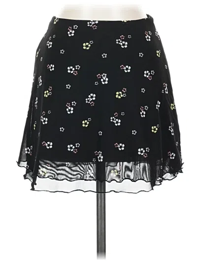 Pre-owned Forever 21 Casual Skirt In Black