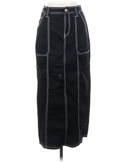 Pre-owned Forever 21 Casual Skirt In Black