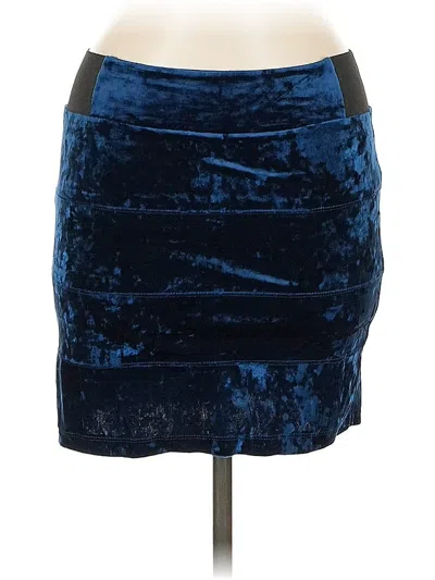 Pre-owned Forever 21 Casual Skirt In Blue