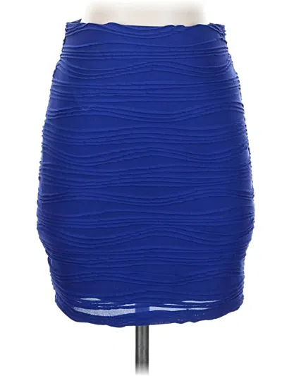 Pre-owned Forever 21 Casual Skirt In Blue