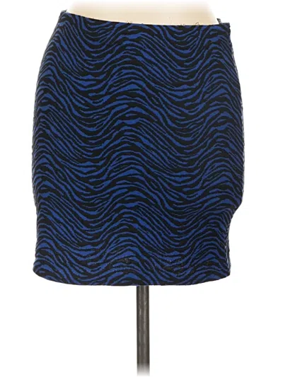 Pre-owned Forever 21 Casual Skirt In Blue