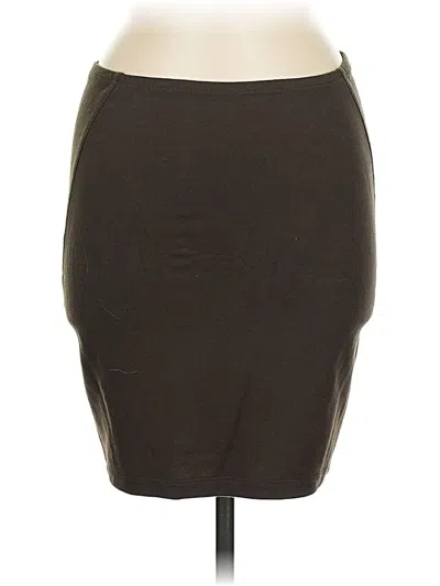 Pre-owned Forever 21 Casual Skirt In Brown