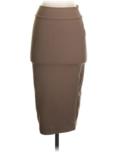 Pre-owned Forever 21 Casual Skirt In Brown