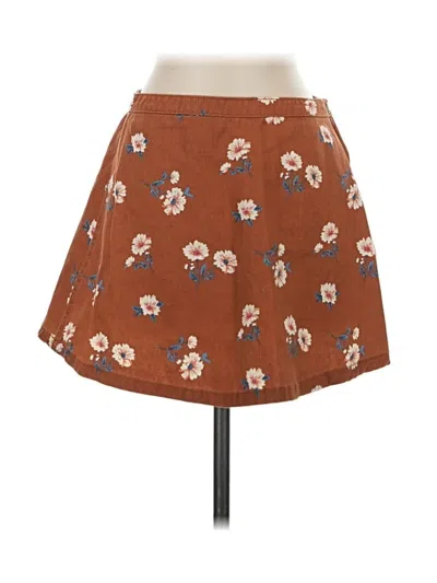Pre-owned Forever 21 Casual Skirt In Brown
