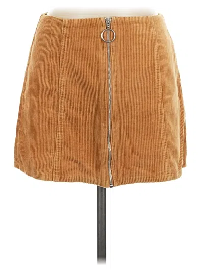 Pre-owned Forever 21 Casual Skirt In Brown