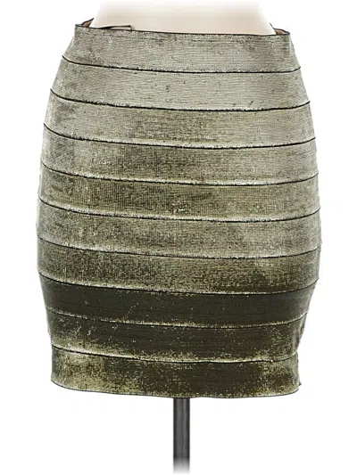Pre-owned Forever 21 Casual Skirt In Gold