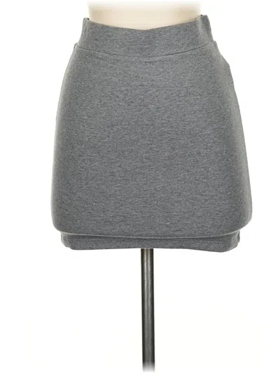 Pre-owned Forever 21 Casual Skirt In Gray