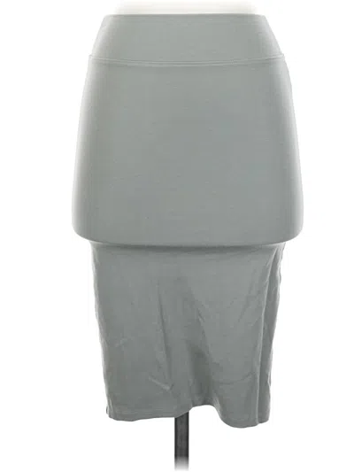 Pre-owned Forever 21 Casual Skirt In Gray