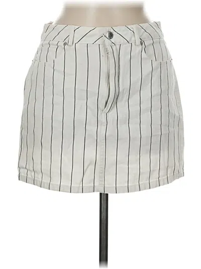 Pre-owned Forever 21 Casual Skirt In Gray