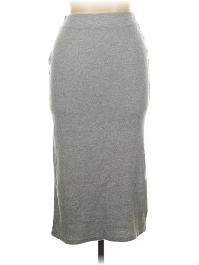 Pre-owned Forever 21 Casual Skirt In Gray