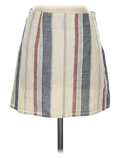 Pre-owned Forever 21 Casual Skirt In Ivory