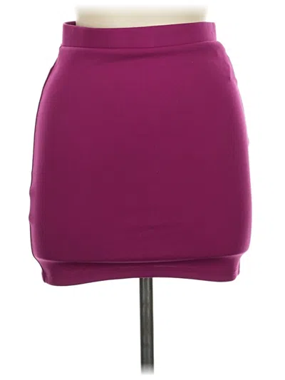 Pre-owned Forever 21 Casual Skirt In Purple