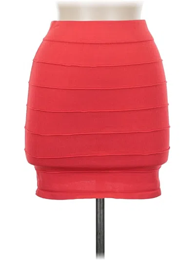 Pre-owned Forever 21 Casual Skirt In Red