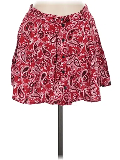 Pre-owned Forever 21 Casual Skirt In Red
