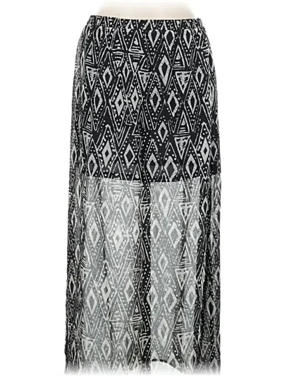 Pre-owned Forever 21 Casual Skirt In Silver